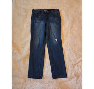 Democracy High Waisted Lightly Medium Wash Jeans 14w